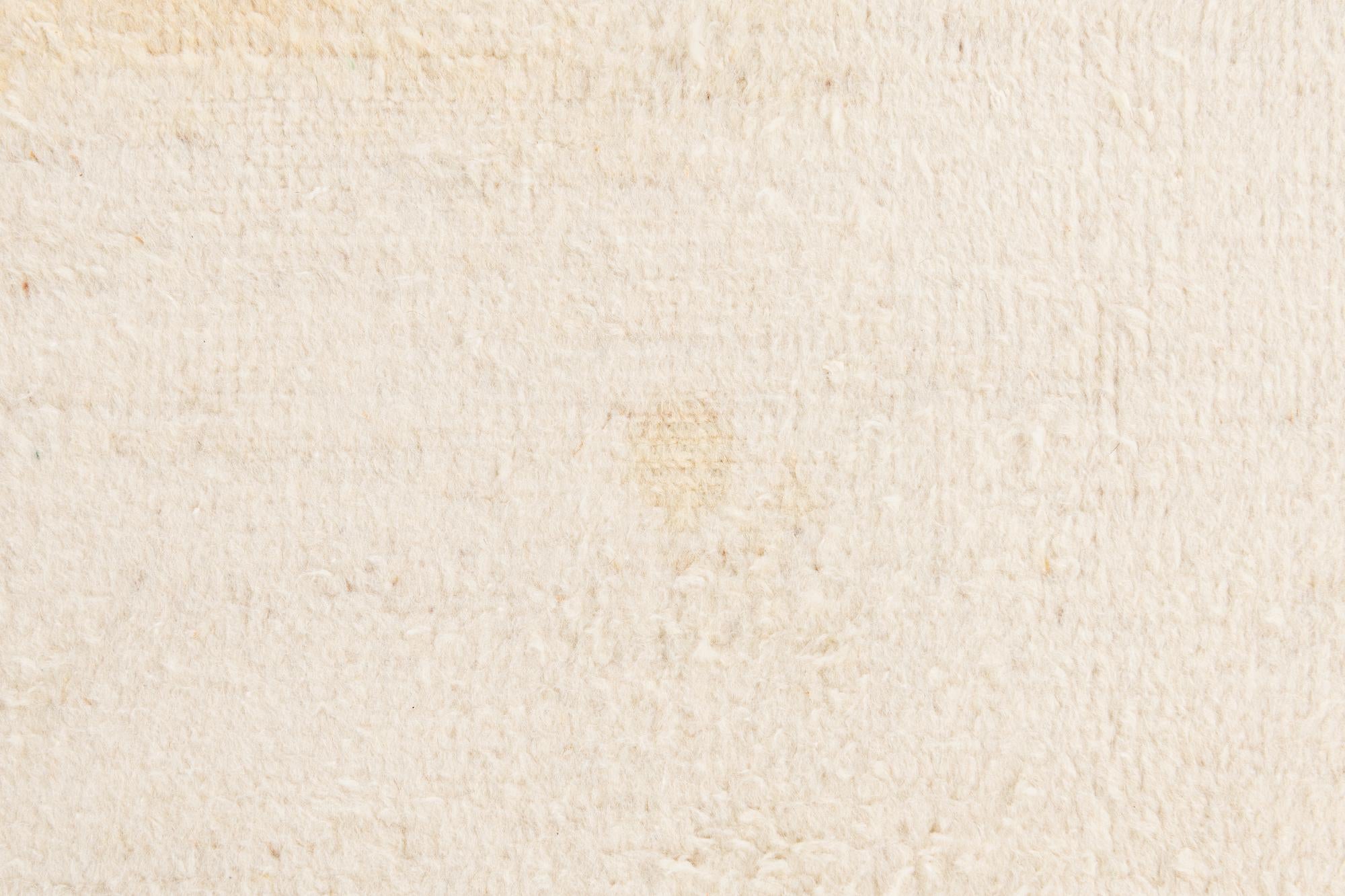 7' 1 x 10' 3 Hand Knotted Moroccan Wool Rug