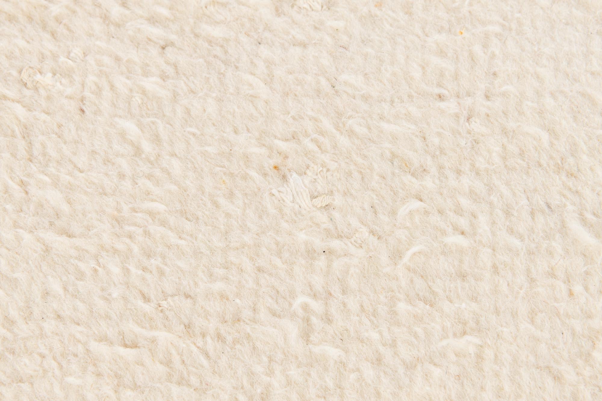 7' 1 x 10' 3 Hand Knotted Moroccan Wool Rug