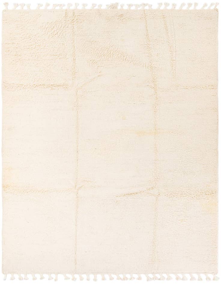 Detail image of 7' 1 x 10' 3 Hand Knotted Moroccan Wool Rug