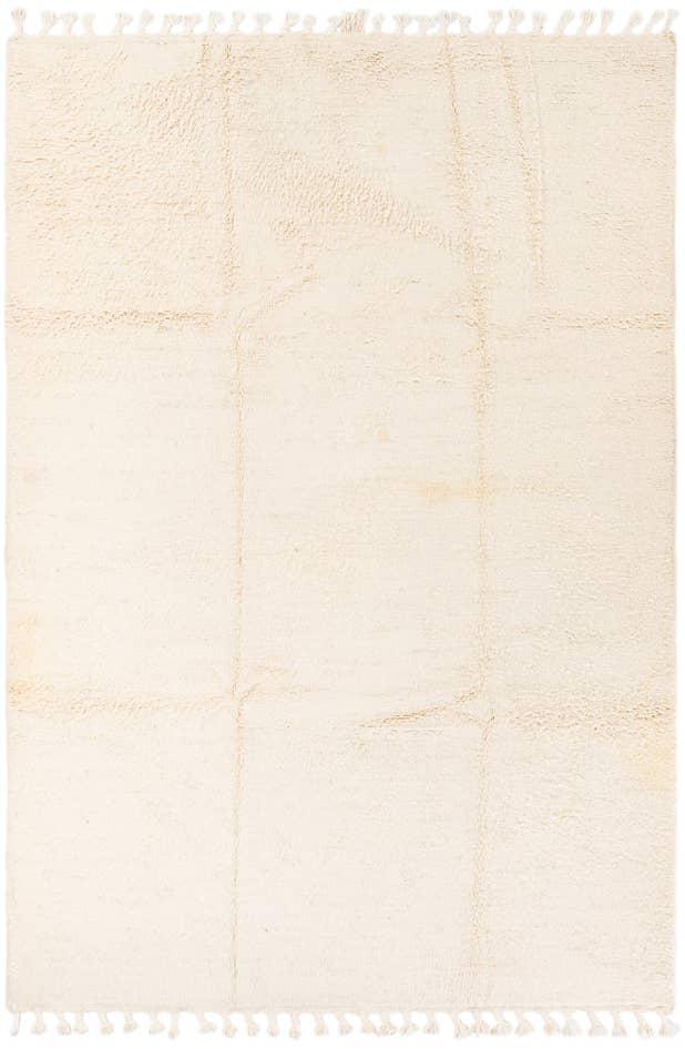 Detail image of 7' 1 x 10' 3 Hand Knotted Moroccan Wool Rug