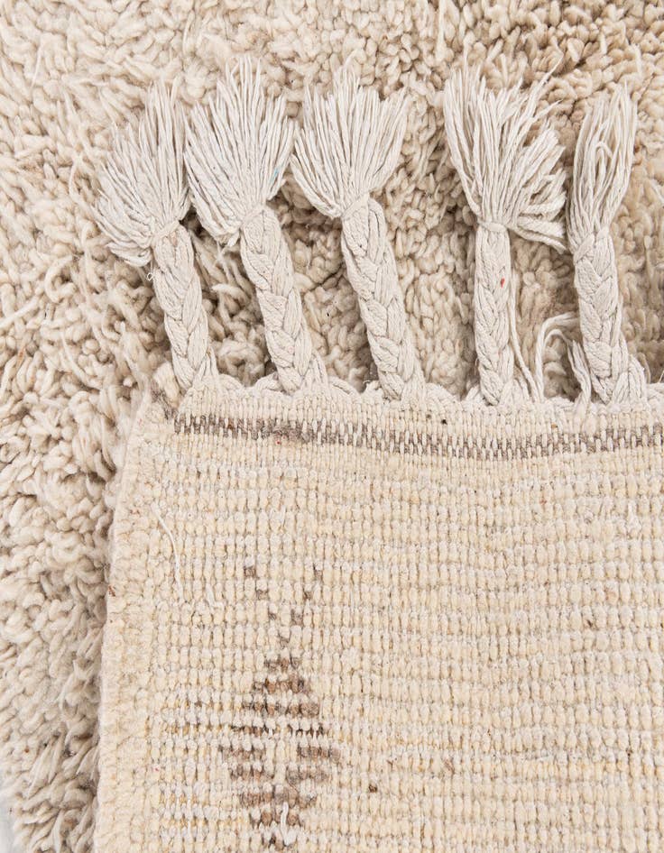 Detail image of 2' 2 x 2' 10 Hand Knotted Moroccan Wool Rug