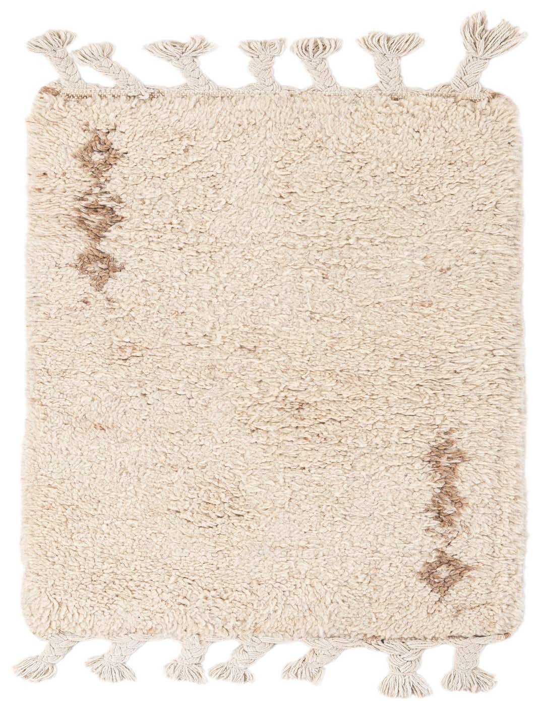 1' 11 x 3' 1 Hand Knotted Moroccan Wool Rug