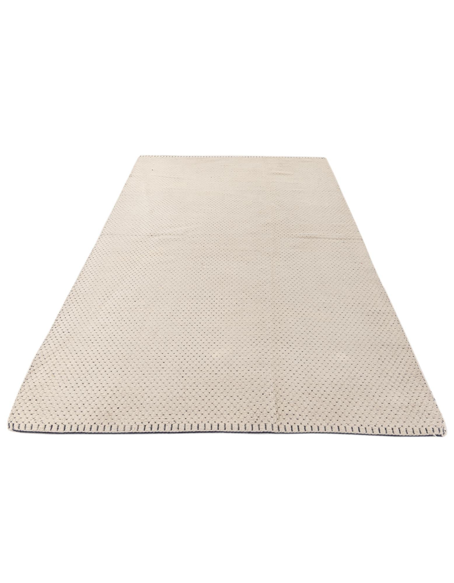 4' 1 x 7' 9 Hand Knotted Moroccan Wool Rug
