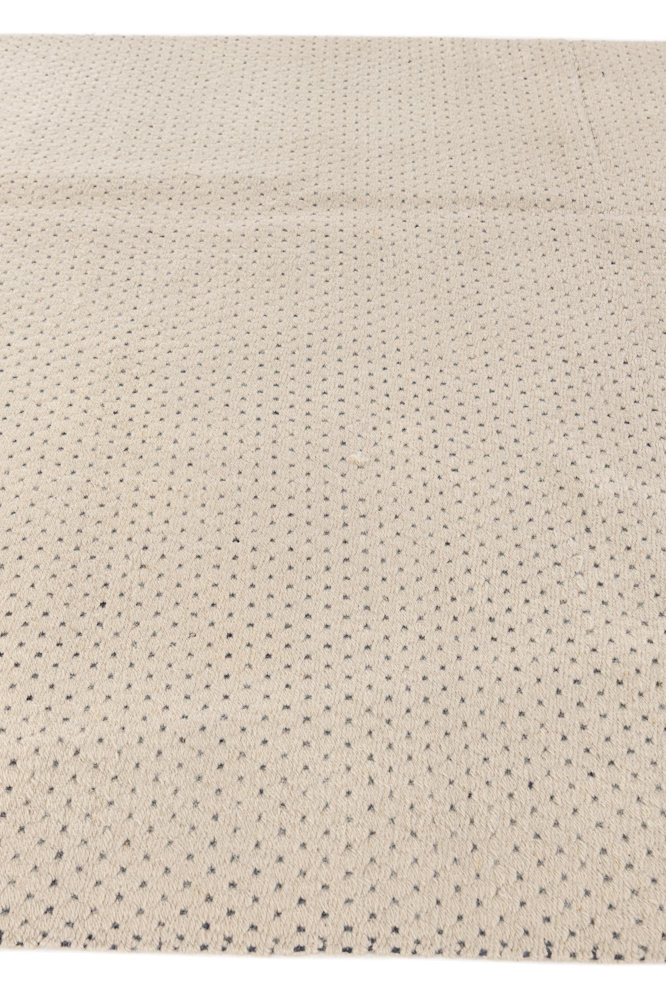 4' 1 x 7' 9 Hand Knotted Moroccan Wool Rug
