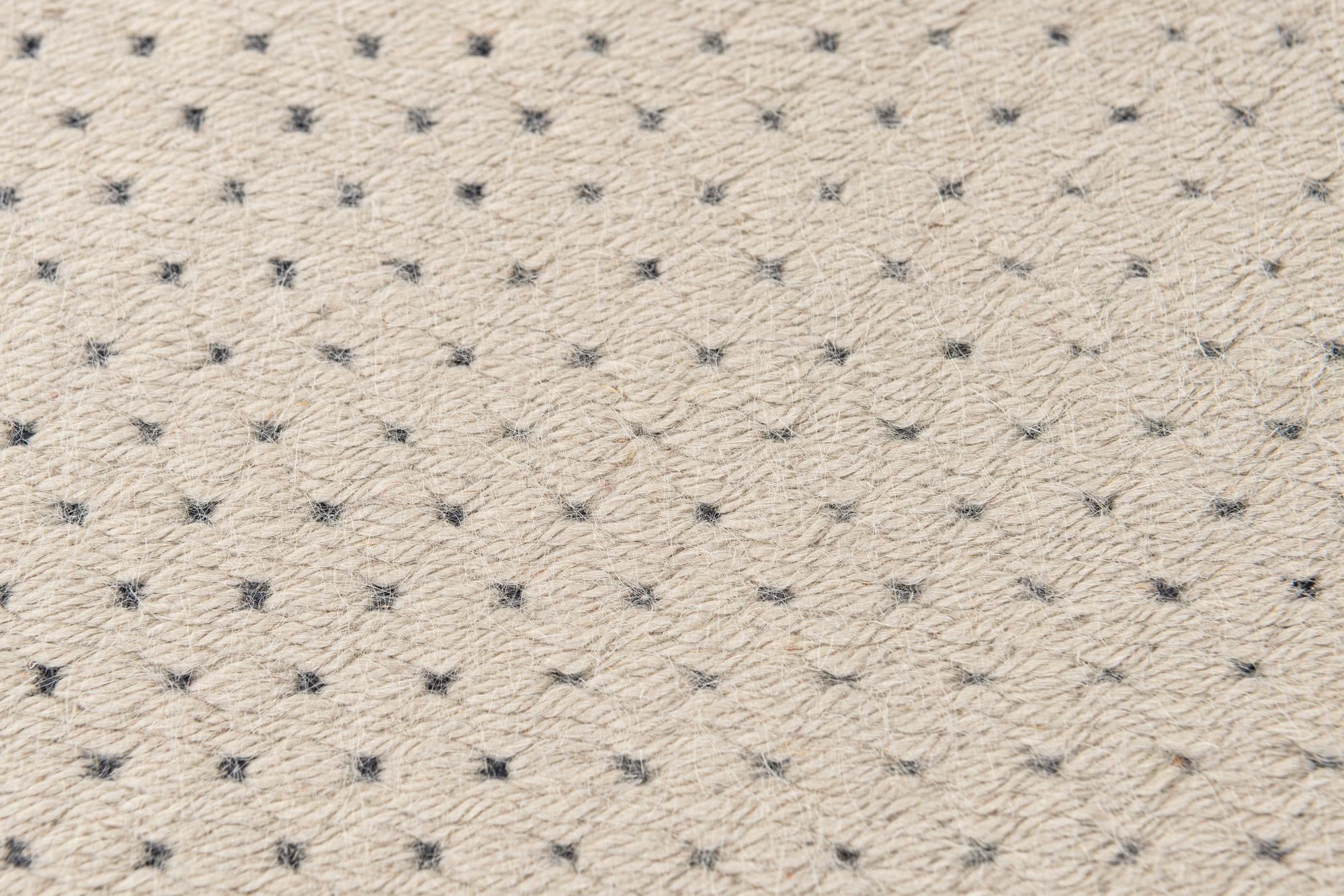 4' 1 x 7' 9 Hand Knotted Moroccan Wool Rug