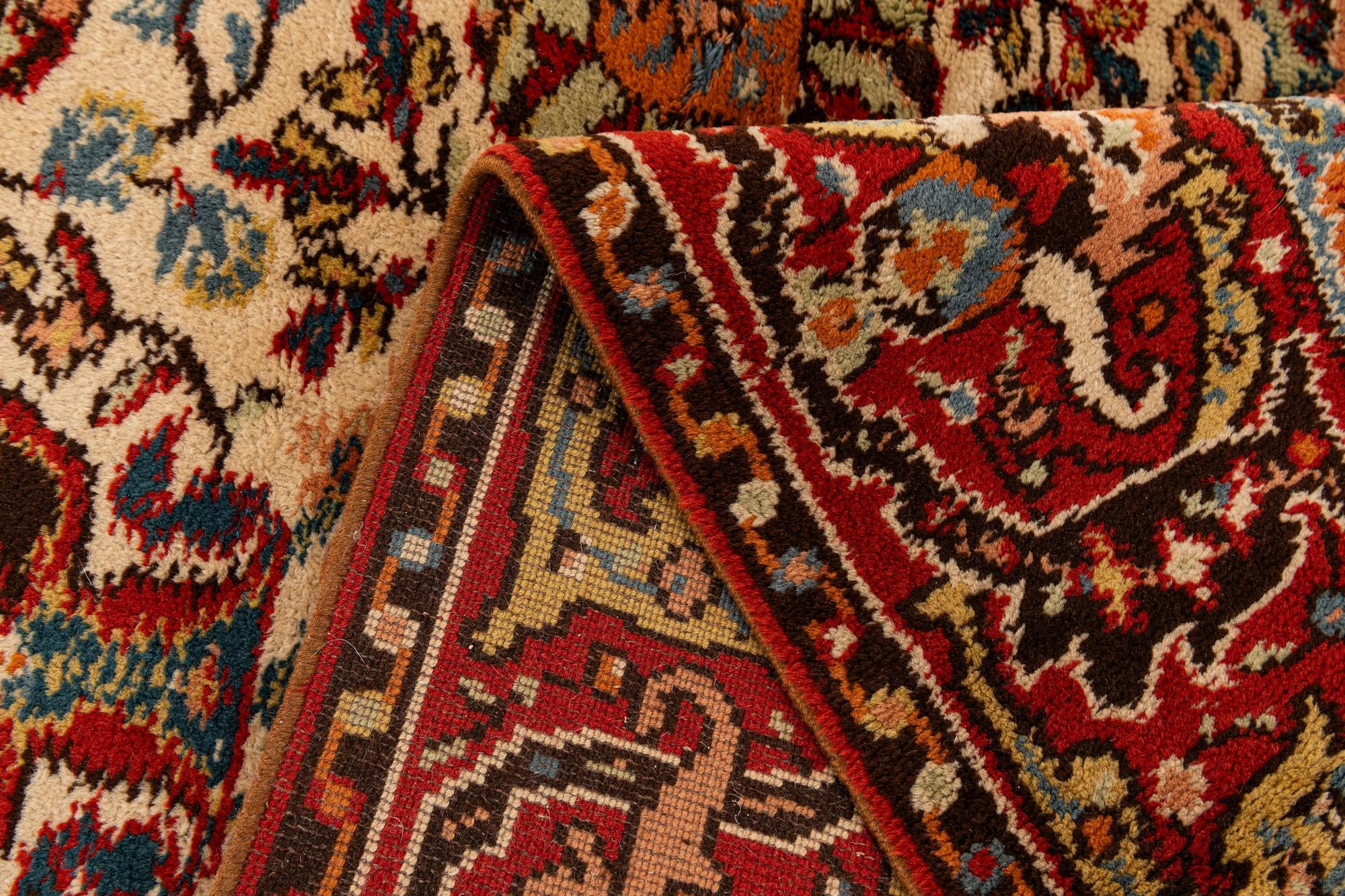 6' 11 x 10' 3 Hand Knotted Moroccan Wool Rug