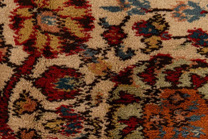 6' 11 x 10' 3 Hand Knotted Moroccan Wool Rug