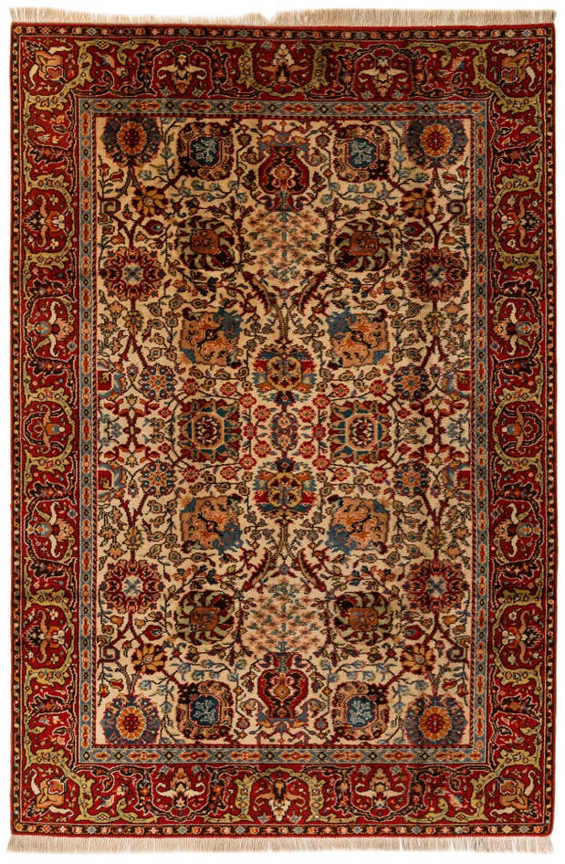 Detail image of 6' 11 x 10' 3 Hand Knotted Moroccan Wool Rug