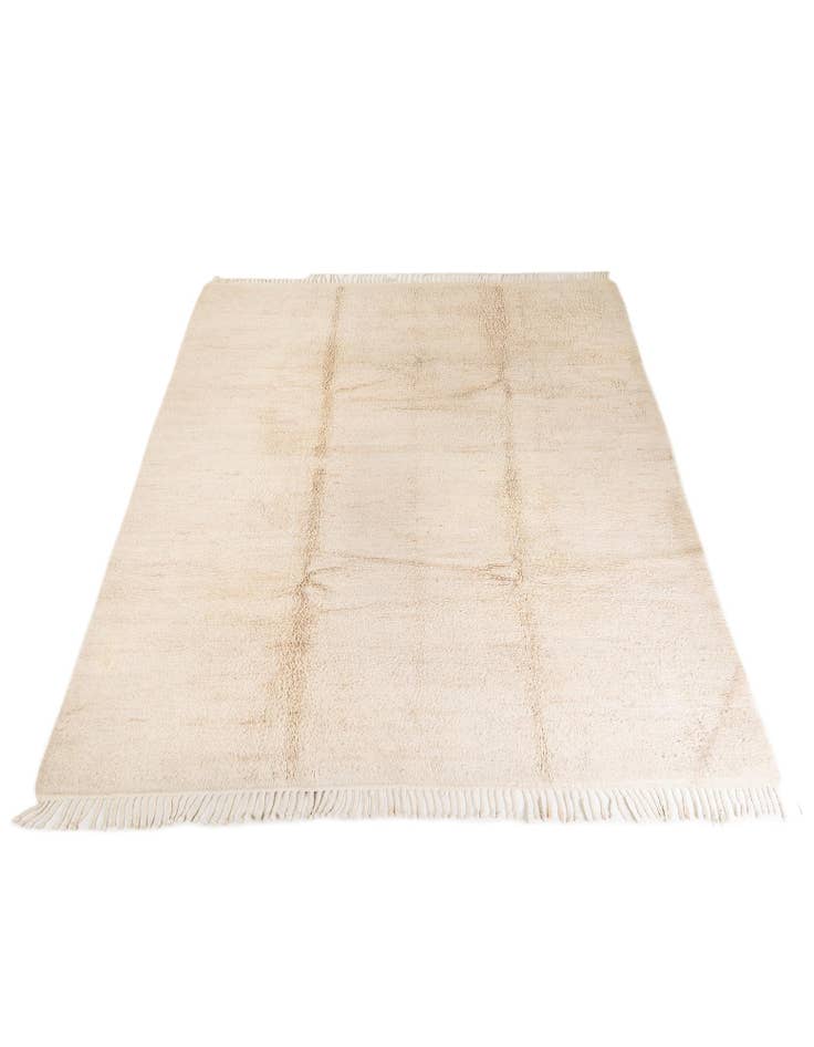 Detail image of 8' 1 x 11' 5 Hand Knotted Moroccan Wool Rug