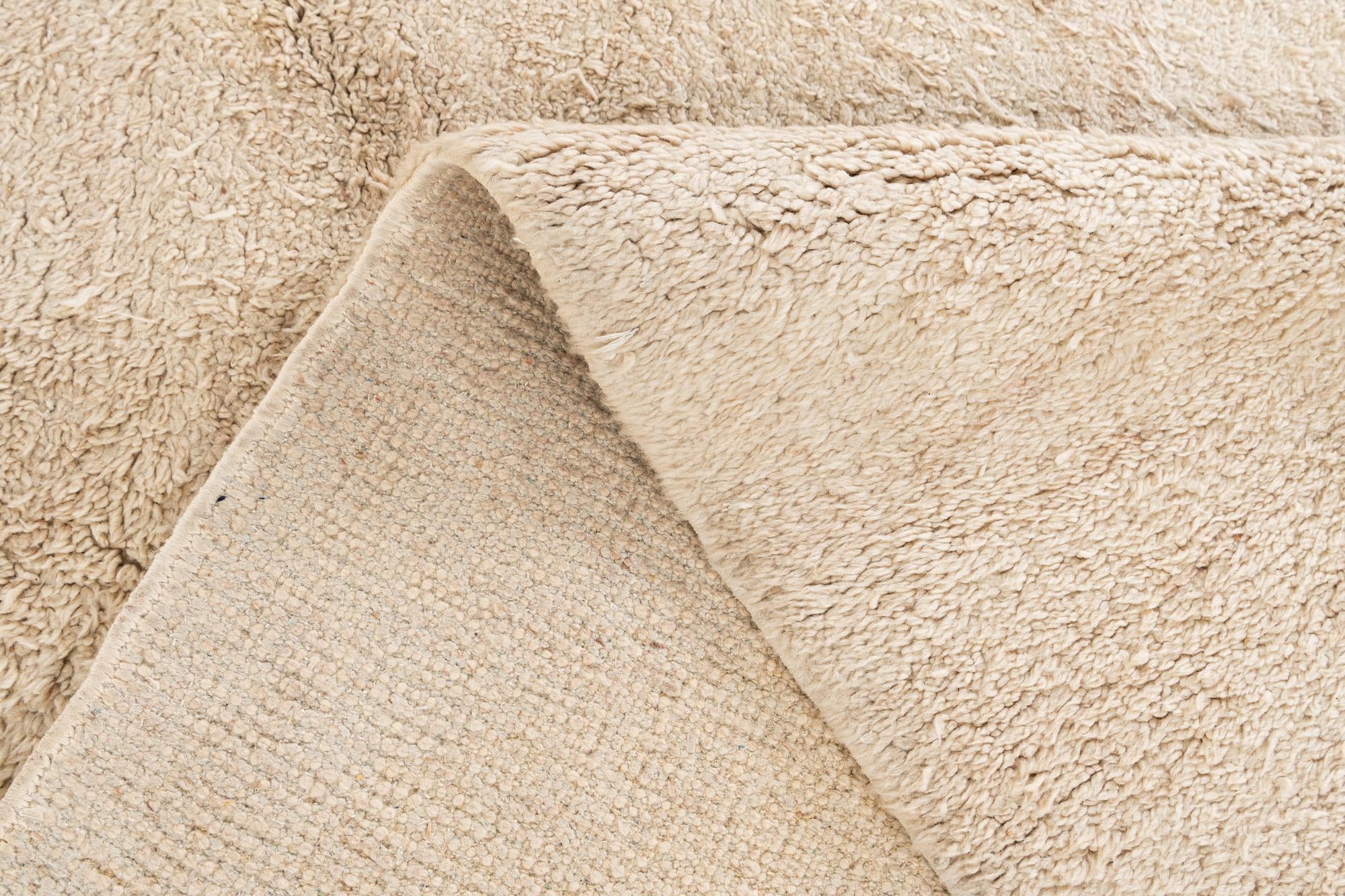 8' 1 x 11' 5 Hand Knotted Moroccan Wool Rug
