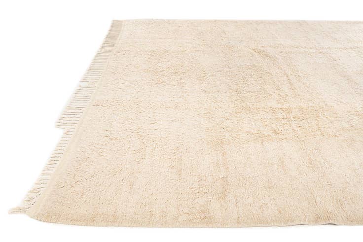 Detail image of 8' 1 x 11' 5 Hand Knotted Moroccan Wool Rug