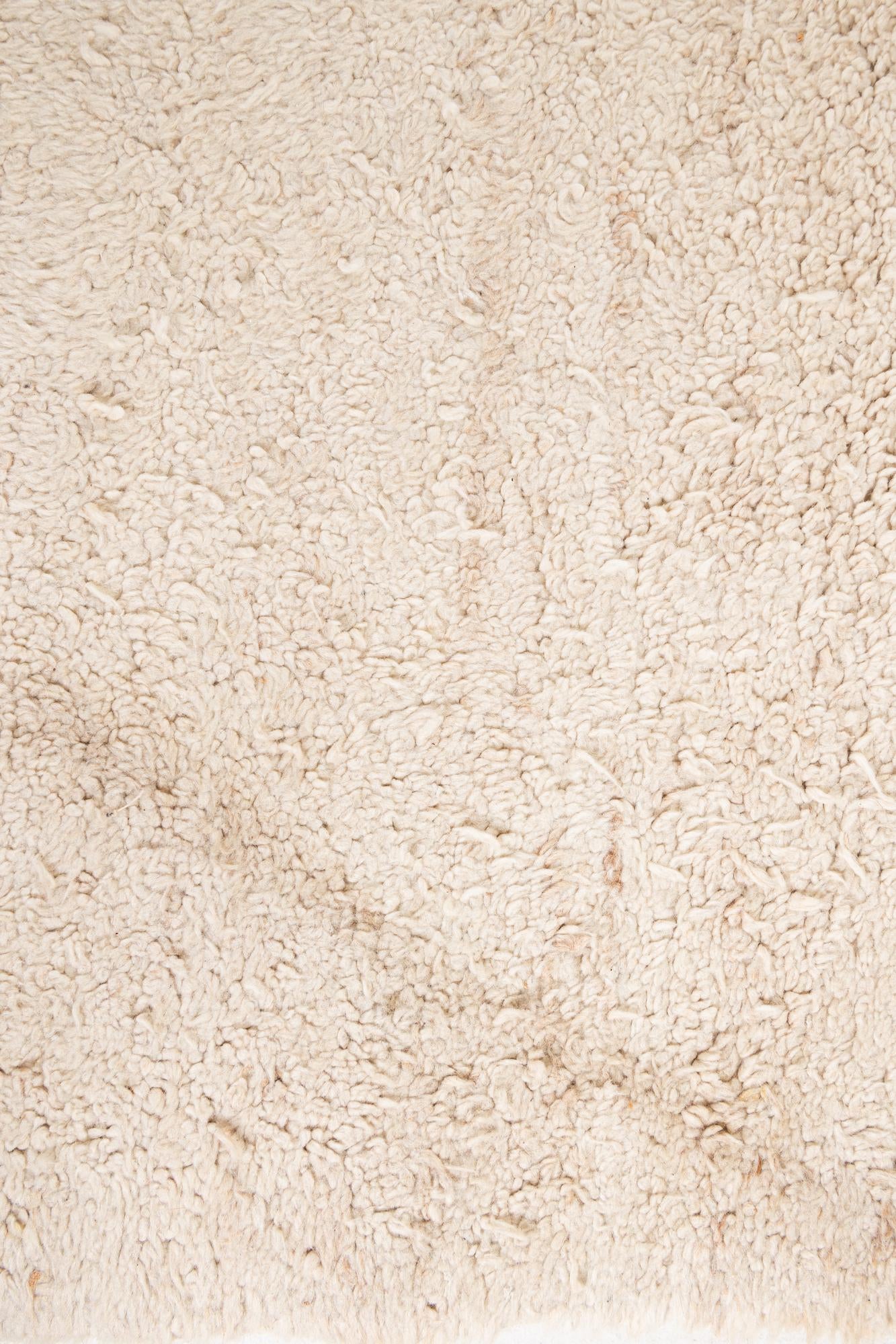 8' 1 x 11' 5 Hand Knotted Moroccan Wool Rug