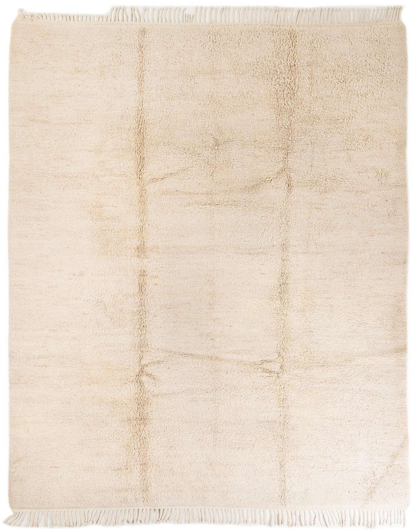 8' 1 x 11' 5 Hand Knotted Moroccan Wool Rug