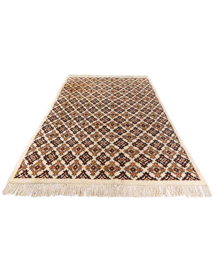 6' 4 x 10' Hand Knotted Moroccan Wool Rug