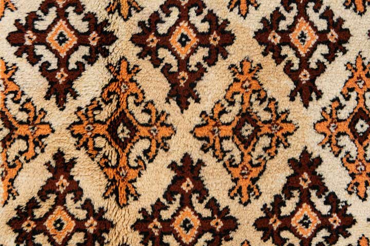 6' 4 x 10' Hand Knotted Moroccan Wool Rug