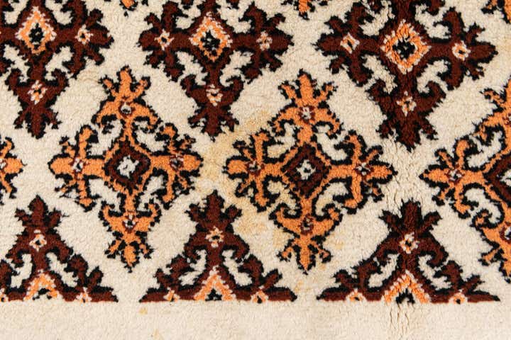 6' 4 x 10' Hand Knotted Moroccan Wool Rug