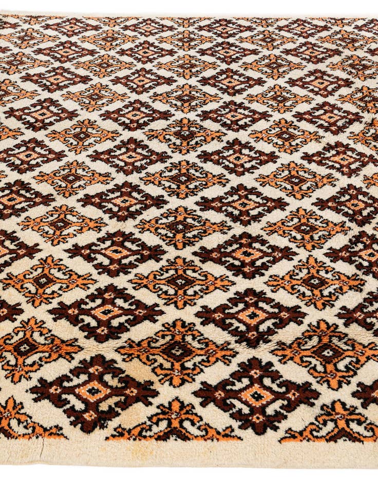 Detail image of 6' 4 x 10' Hand Knotted Moroccan Wool Rug