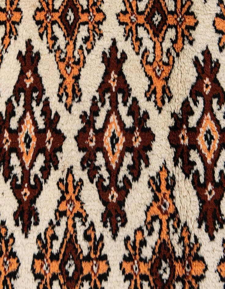 Detail image of 6' 4 x 10'  Hand Knotted Moroccan Wool Rug