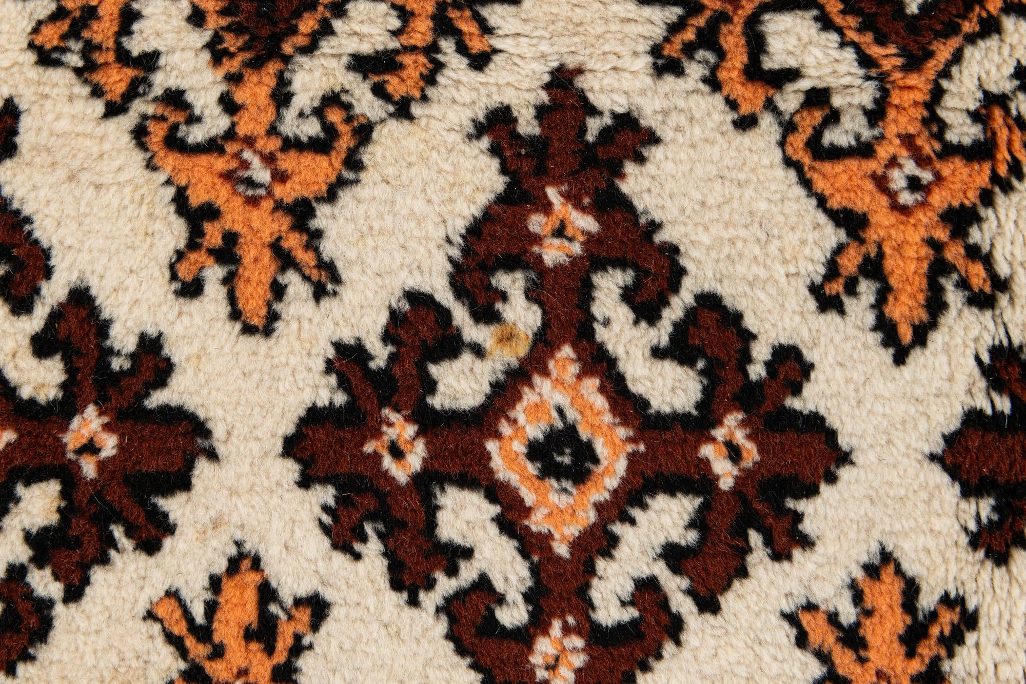6' 4 x 10' Hand Knotted Moroccan Wool Rug