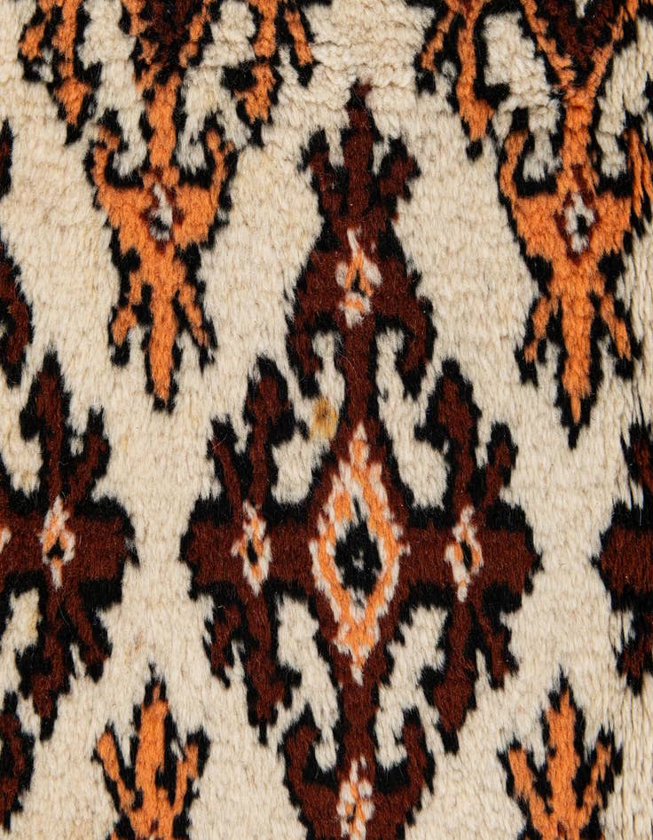 Detail image of 6' 4 x 10'  Hand Knotted Moroccan Wool Rug