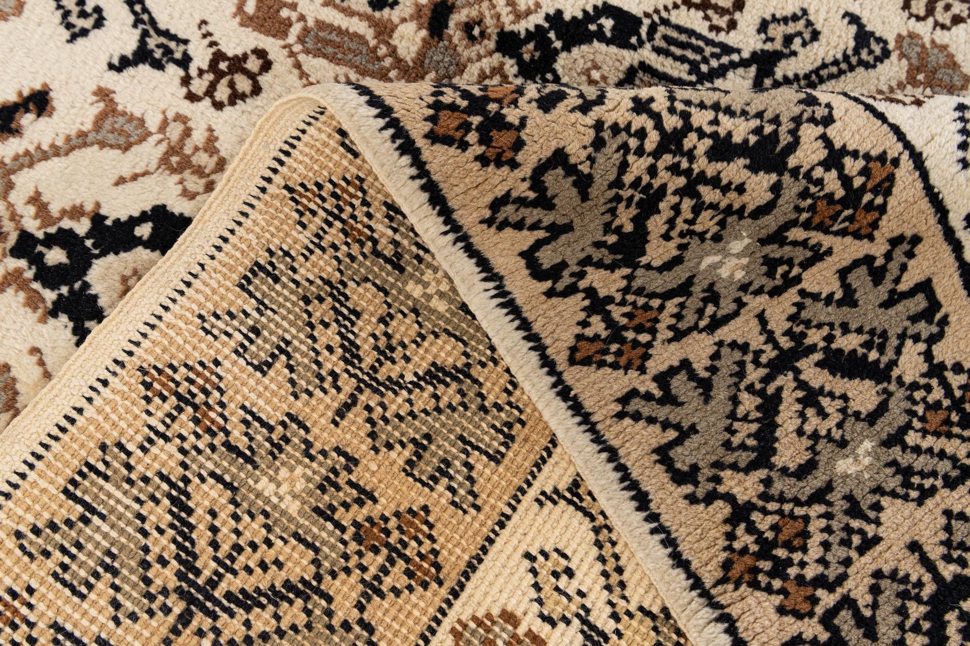 205cm x 290cm anudado a mano marroquí Alfombra Lana