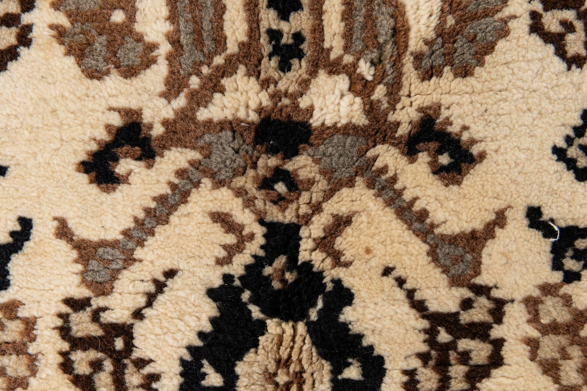205cm x 290cm anudado a mano marroquí Alfombra Lana