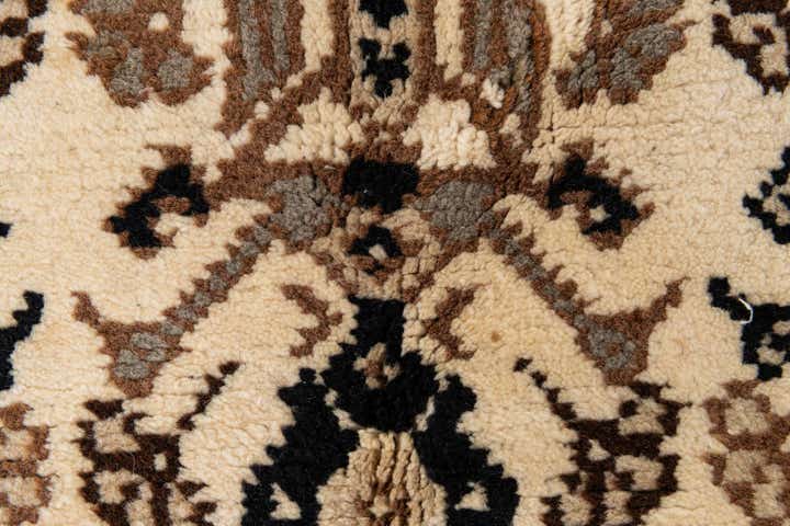 205cm x 290cm anudado a mano marroquí Alfombra Lana