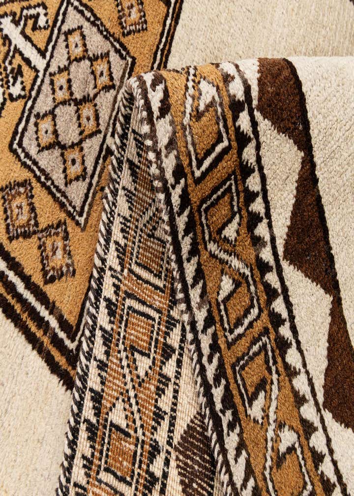 3' 5 x 6' 3 Hand Knotted Moroccan Wool Rug