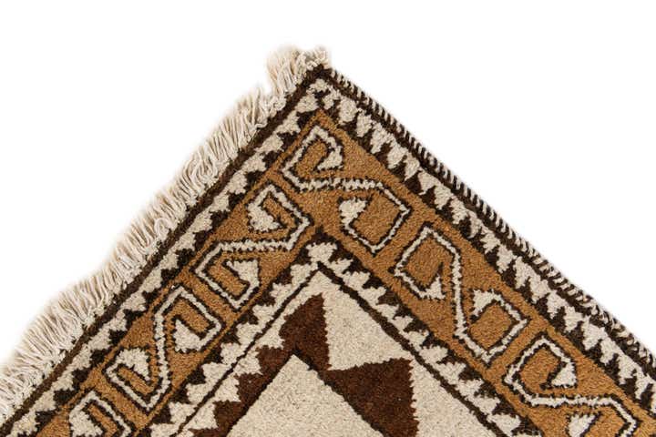 3' 5 x 6' 3 Hand Knotted Moroccan Wool Rug