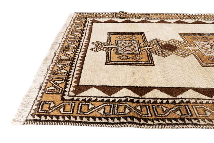 3' 5 x 6' 3 Hand Knotted Moroccan Wool Rug
