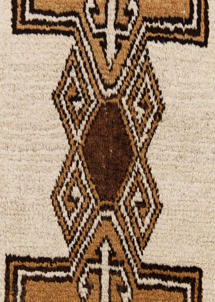 3' 5 x 6' 3 Hand Knotted Moroccan Wool Rug