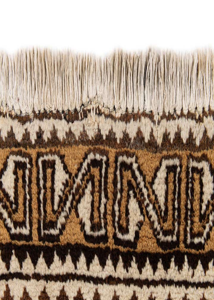 3' 5 x 6' 3 Hand Knotted Moroccan Wool Rug