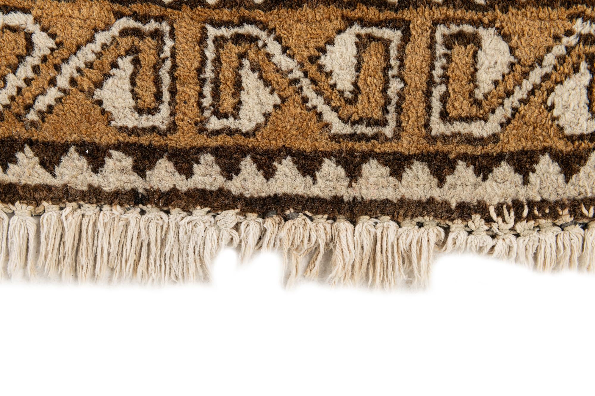 3' 5 x 6' 3 Hand Knotted Moroccan Wool Rug