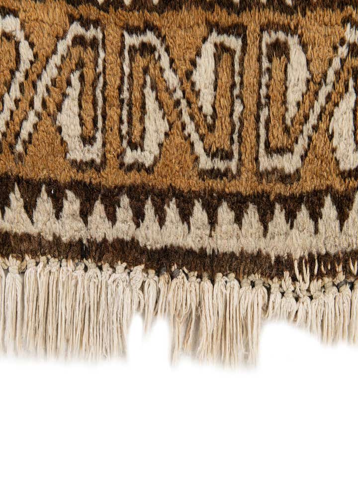 3' 5 x 6' 3 Hand Knotted Moroccan Wool Rug