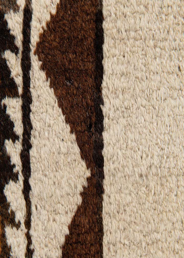 3' 5 x 6' 3 Hand Knotted Moroccan Wool Rug