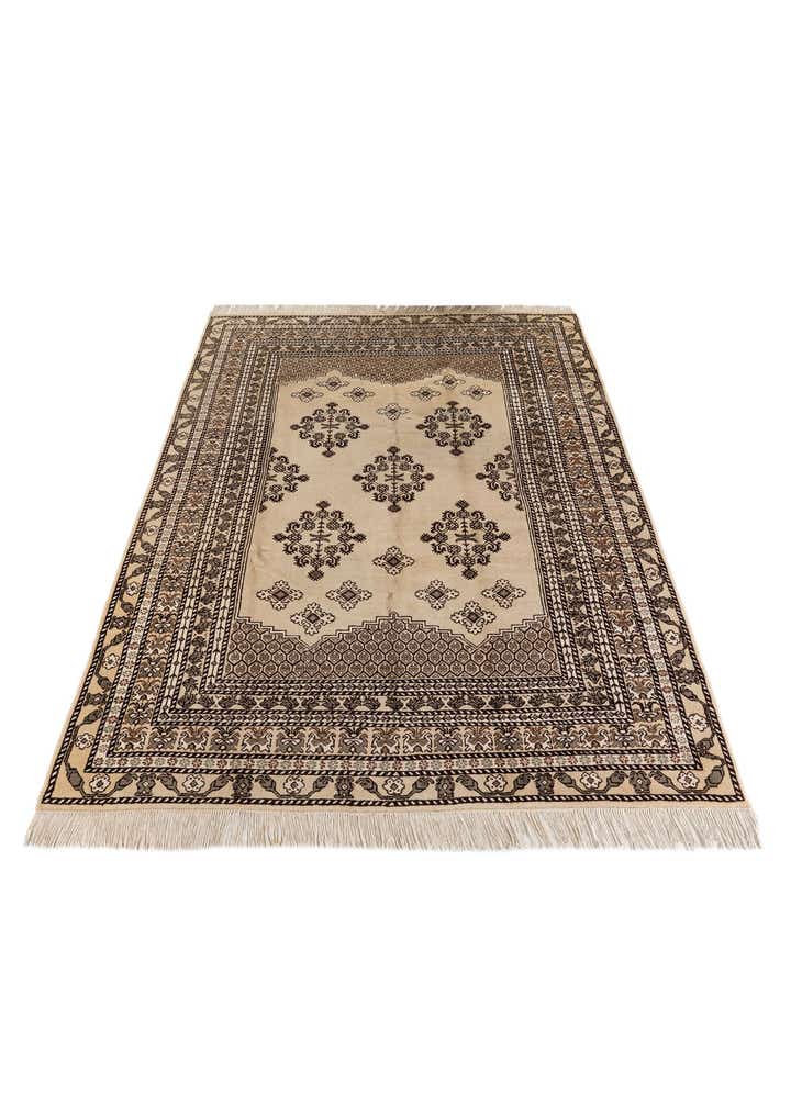 6' 6 x 9' 6 Hand Knotted Moroccan Wool Rug