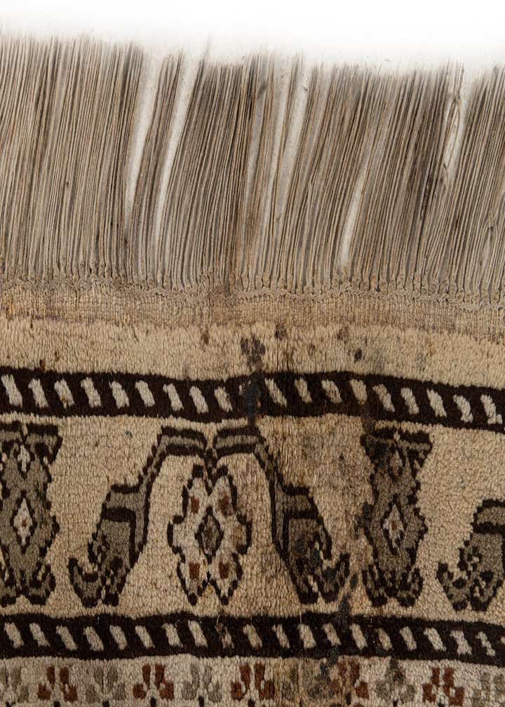 6' 6 x 9' 6 Hand Knotted Moroccan Wool Rug