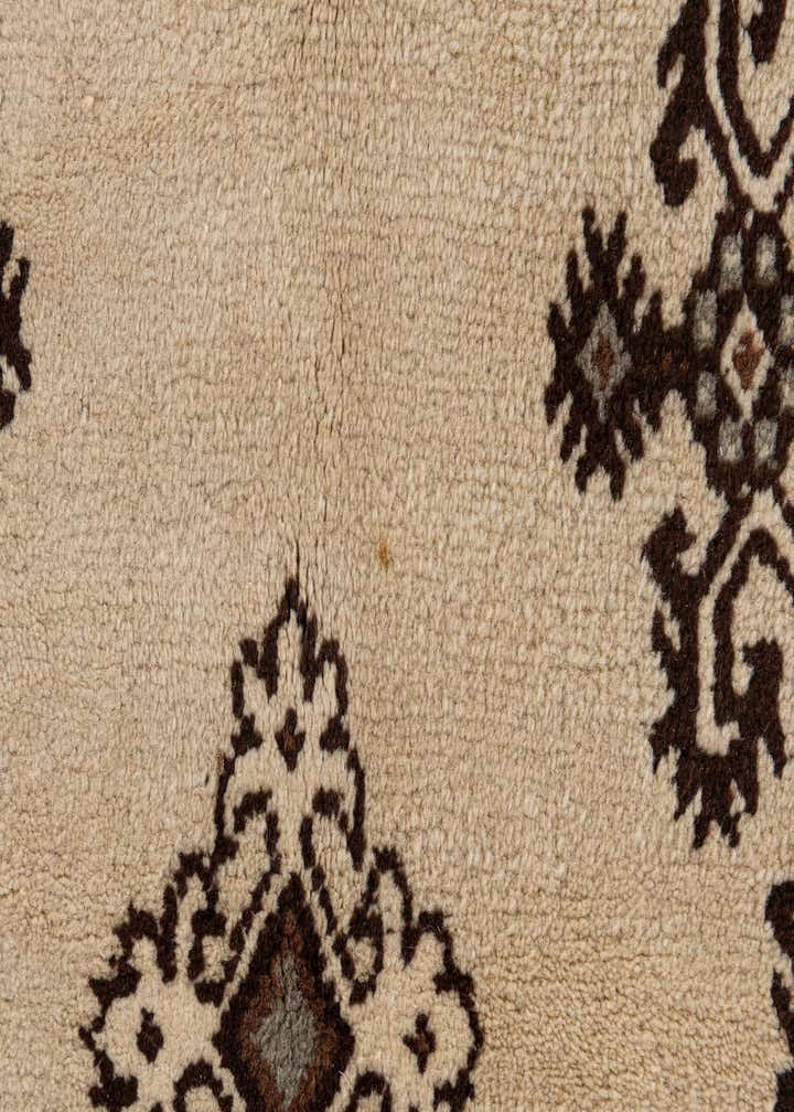 6' 6 x 9' 6 Hand Knotted Moroccan Wool Rug