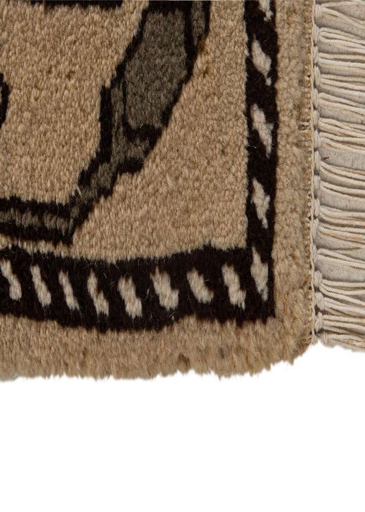 6' 6 x 9' 6 Hand Knotted Moroccan Wool Rug