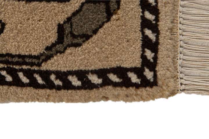 6' 6 x 9' 6 Hand Knotted Moroccan Wool Rug