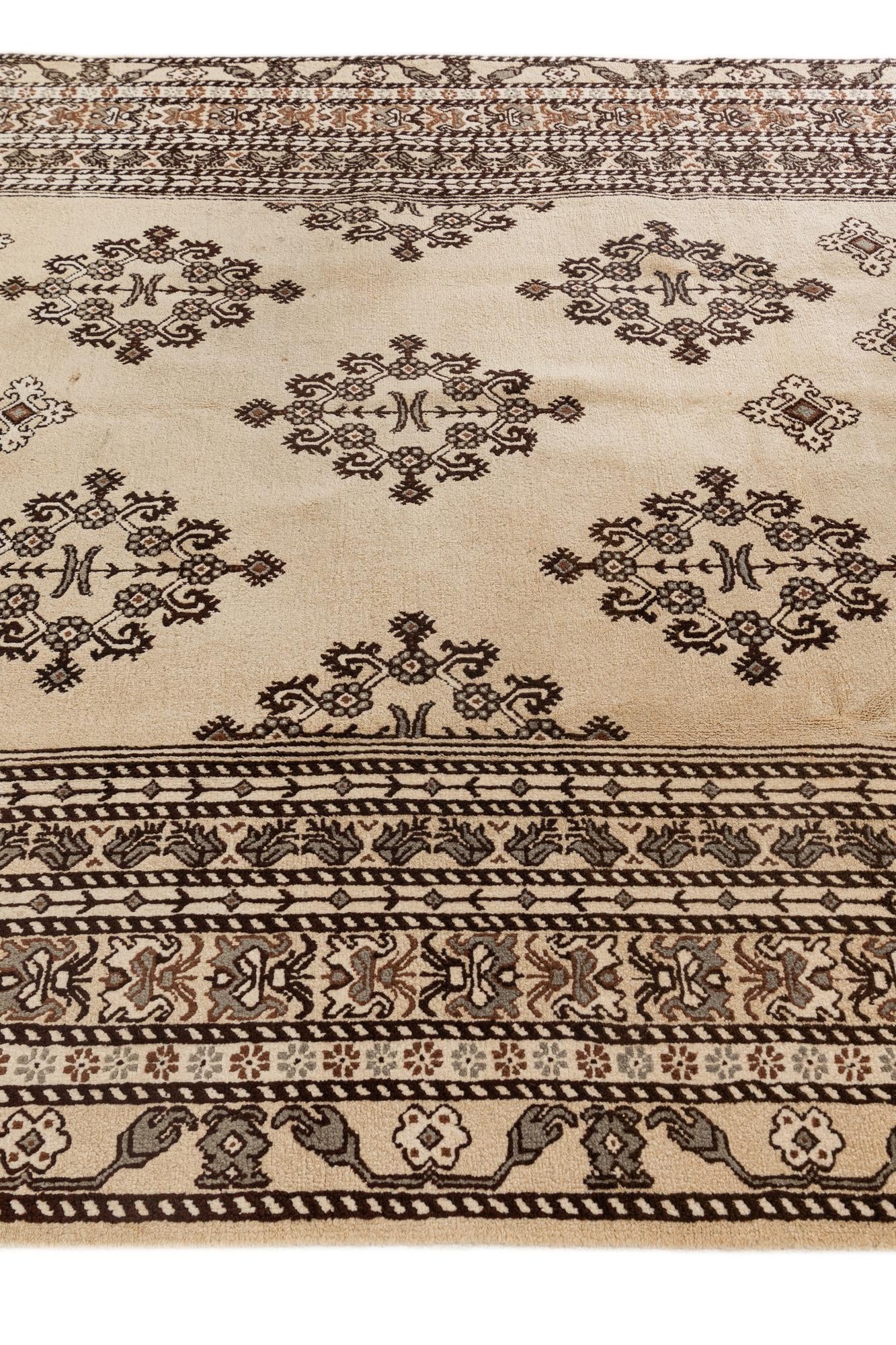 6' 6 x 9' 6 Hand Knotted Moroccan Wool Rug