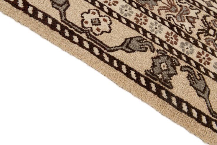 Detail image of 6' 6 x 9' 6 Hand Knotted Moroccan Wool Rug