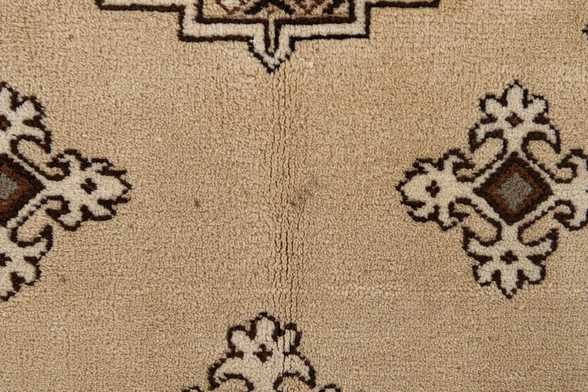 6' 6 x 9' 6 Hand Knotted Moroccan Wool Rug