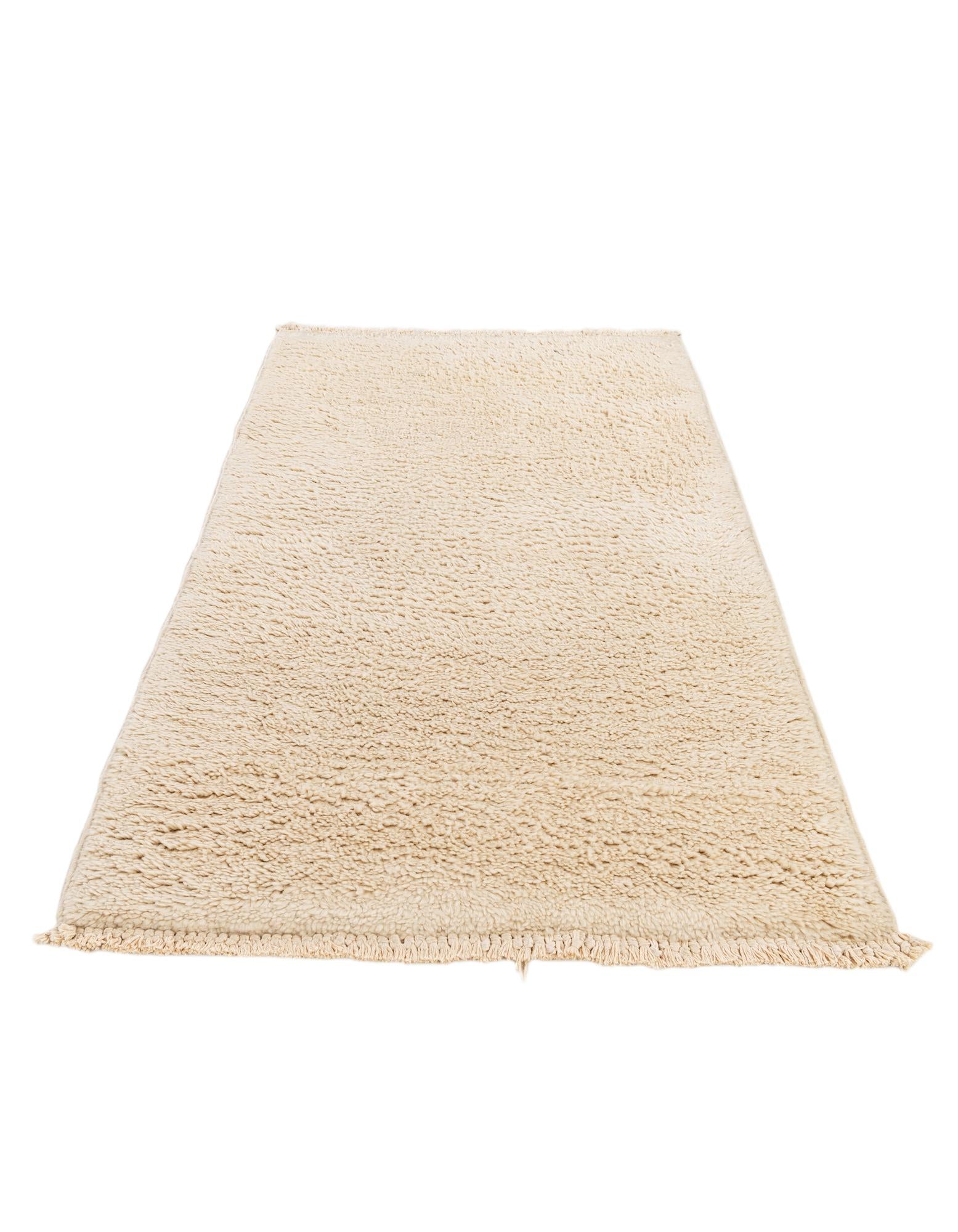 2' 9 x 4' 6 Hand Knotted Moroccan Wool Rug