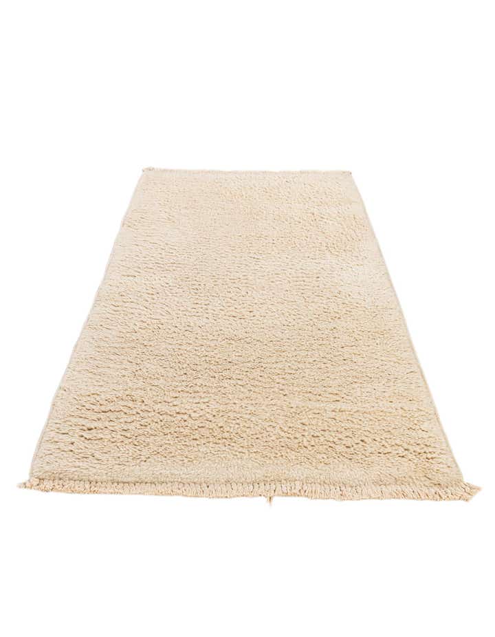 2' 9 x 4' 6 Hand Knotted Moroccan Wool Rug