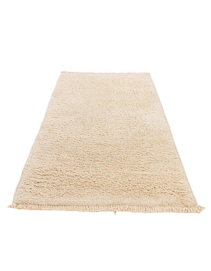 Detail image of 2' 9 x 4' 6 Hand Knotted Moroccan Wool Rug