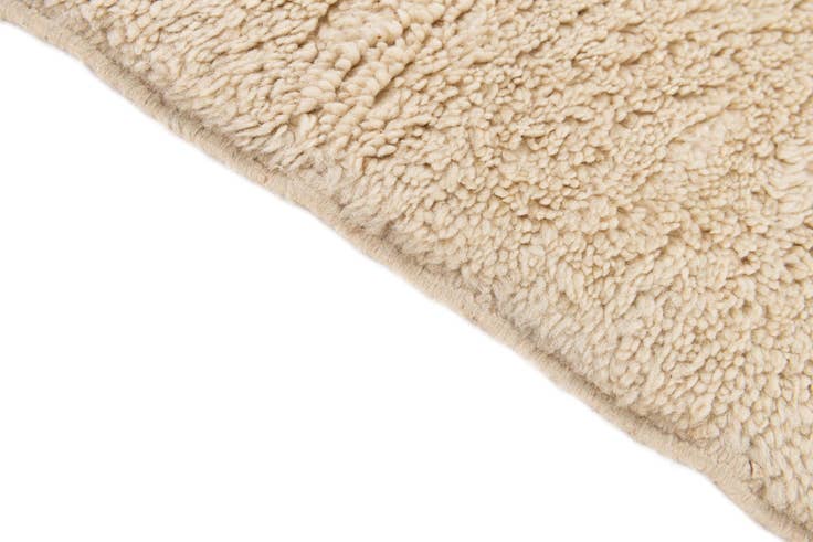 Detail image of 2' 9 x 4' 6 Hand Knotted Moroccan Wool Rug