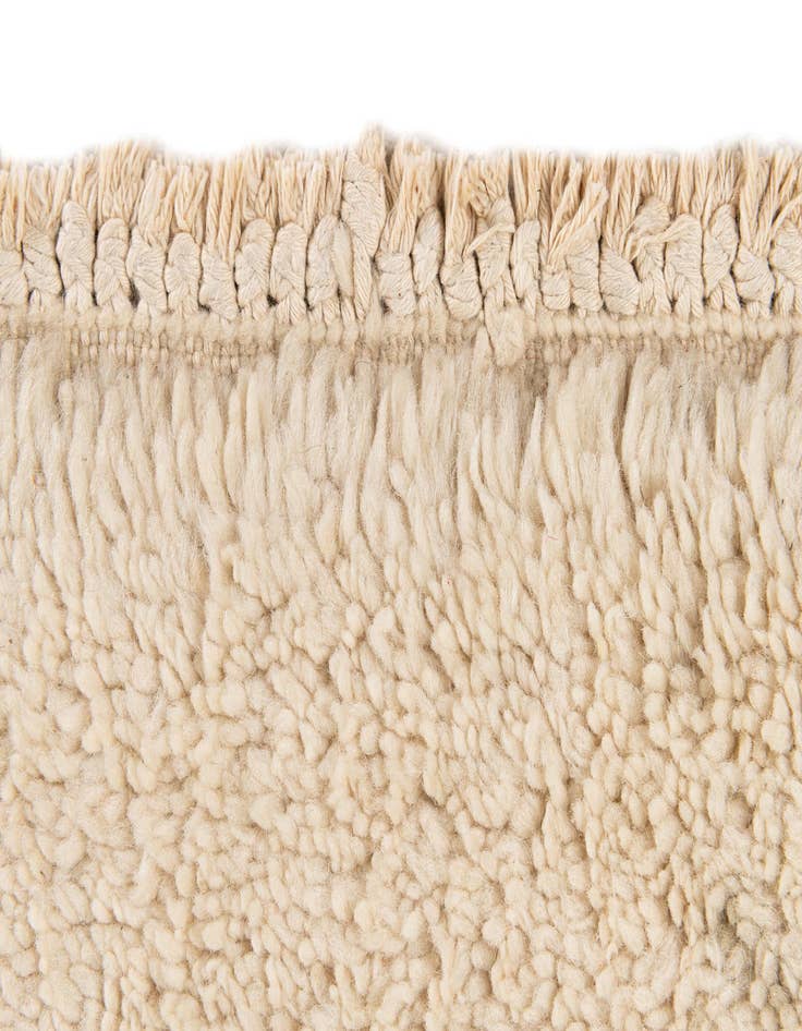 Detail image of 2' 9 x 4' 6  Hand Knotted Moroccan Wool Rug