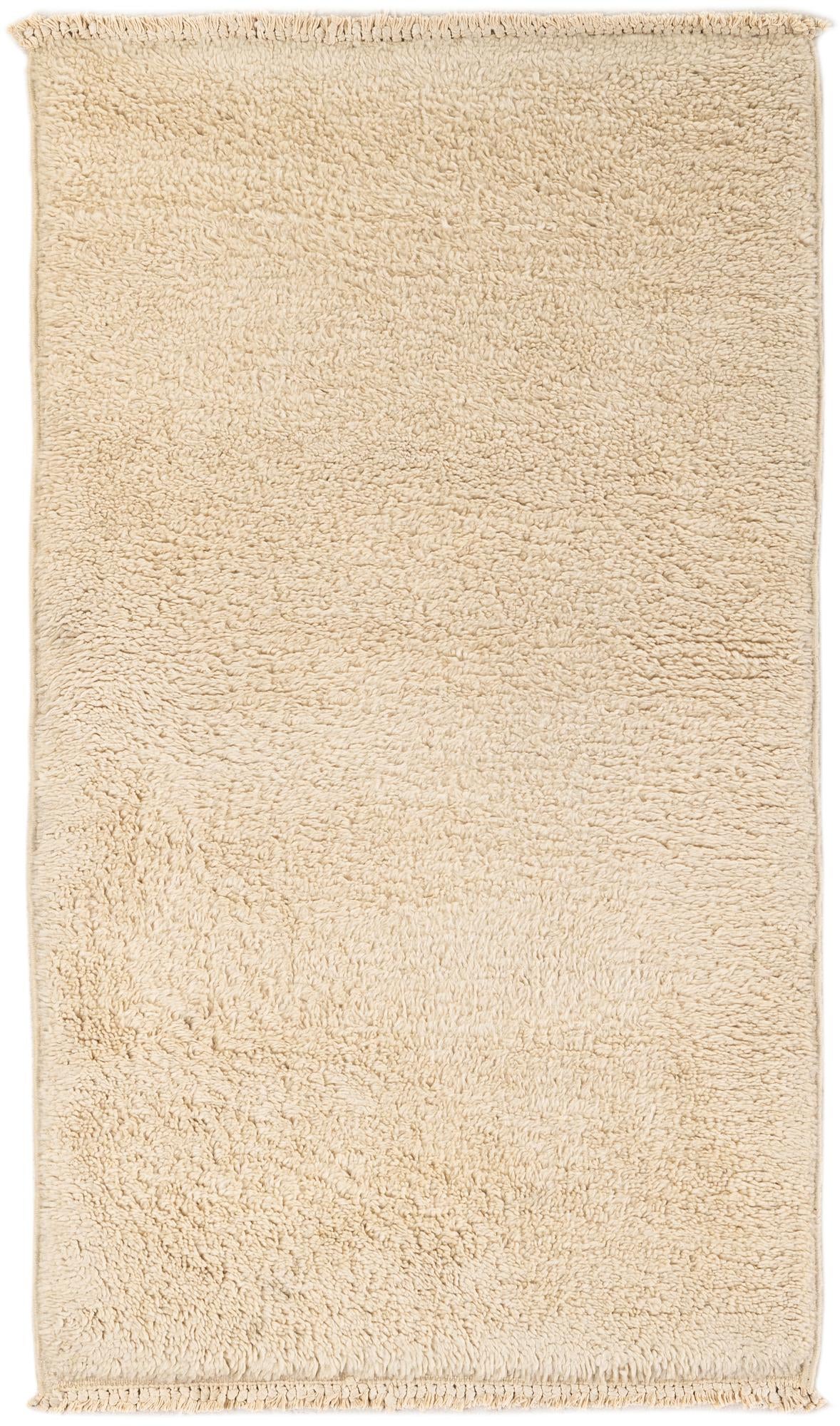 2' 9 x 4' 6 Hand Knotted Moroccan Wool Rug