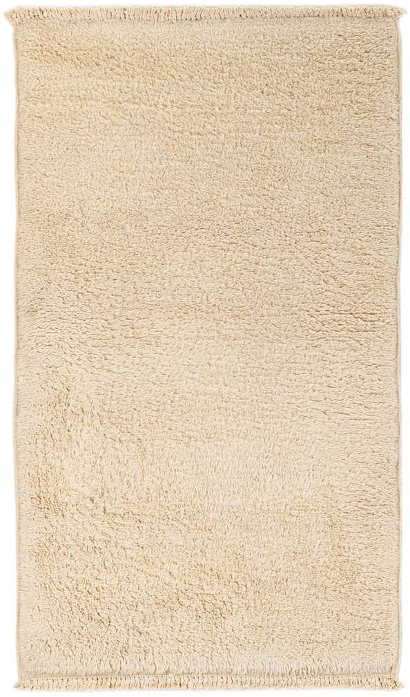 2' 9 x 4' 6 Hand Knotted Moroccan Wool Rug